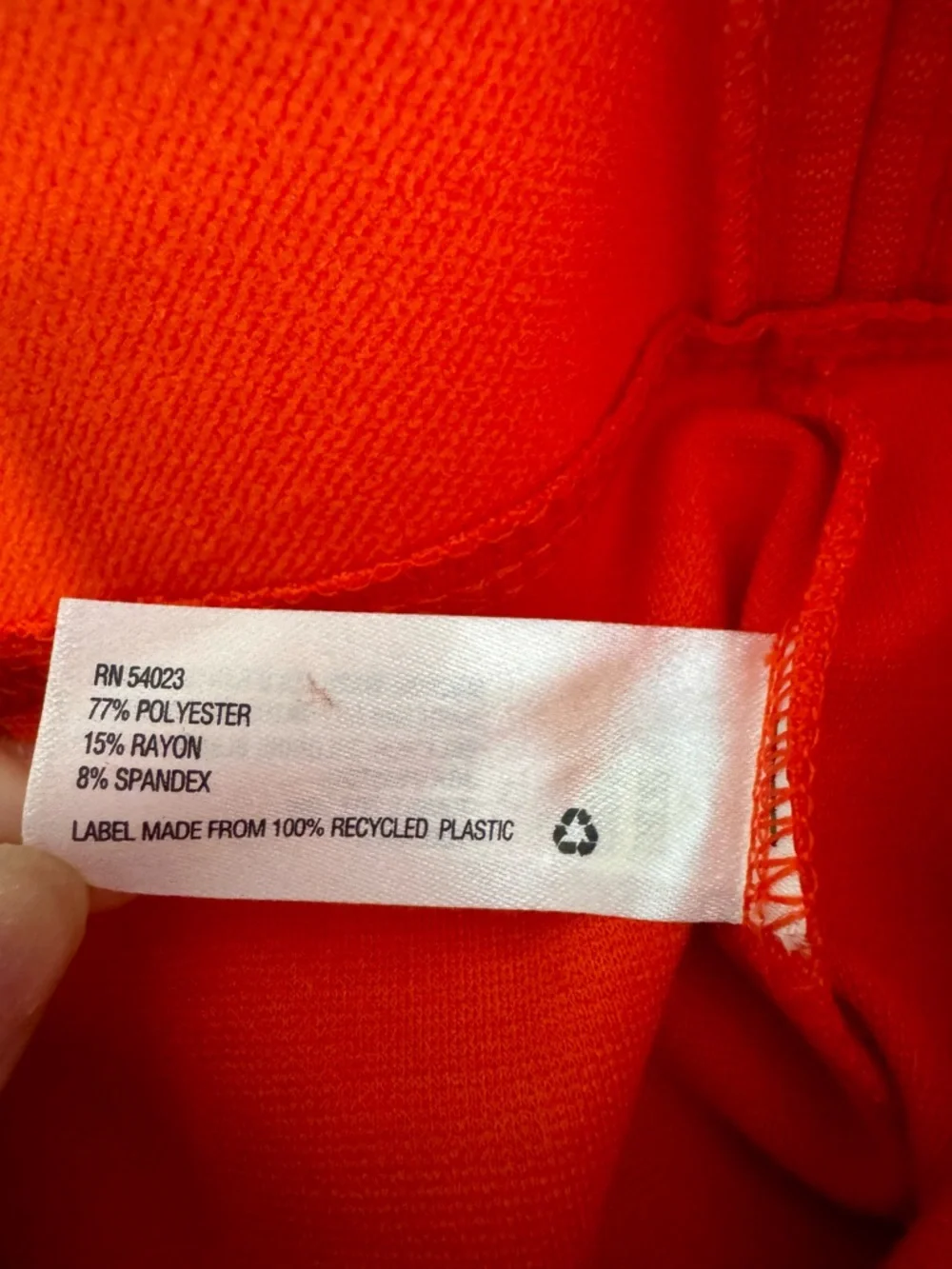 Gap Petite Bright Orange Skater Skirt Pockets Stretch Mini S - Picture 5 of 6